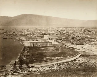 Utsikt over Smyrne, i Tyrkia