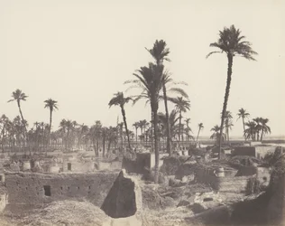 Abaziz, Interiør i en arabisk landsby, 1851-52, trykt 1853-54.