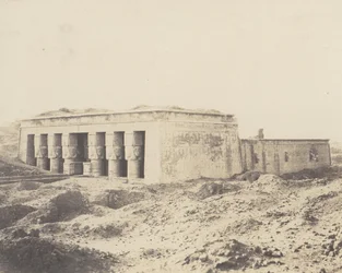 Dendera Tentyris, Temple of Athor - General View, 1851-52, trykt 1853-54.