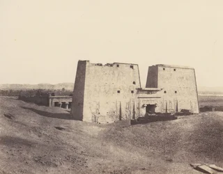 Edfu Apollonopolis Magna, General View of the Temple, 1851-52, trykt 1853-54.