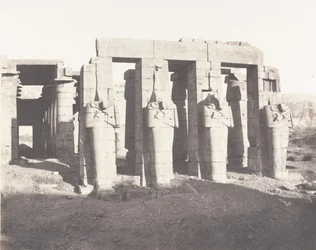 Gournah Thebes, Palais Dit le Memnonium, 1851-52, trykt 1853-54.