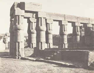 Louksor Theben, Later Construction - Parallelle Galleries, 1851-52, trykt 1853-54.