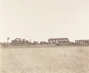 Louksor Theben, General View of the Ruins, 1851-52, trykt 1853-54.