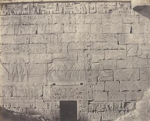 Medinet-Abou Thebes, Constructions Posteriores - Fragment de Sculpt..., 1851-52, trykt 1853-54.