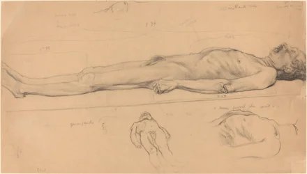 The Corpse Study for The Dead Christ, 1893.