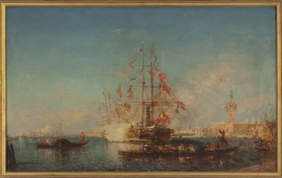 Kanonskudd, mellom 1880 og 1885 (olje på lerret)