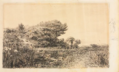 Edge of Marsh ved Couronne, 1863.