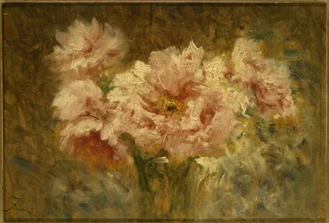 Blomster, andre halvdel av 1800-tallet (olje på tre)