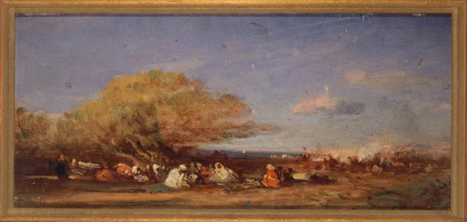 Nær Alger, ca. 1859 (olje på tre)