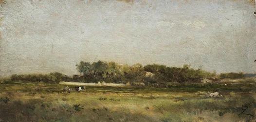 Saint-Ouen, andre halvdel av 1800-tallet (olje på tre)