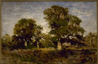 Eikene, mellom 1850 og 1860 (olje på tre)