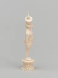 Hvit bonde, sjakkbrikke, India, 1820 ca