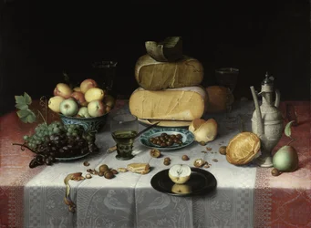 Stilleben med ost, ca. 1615