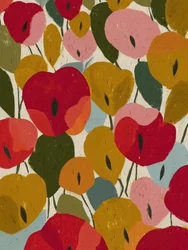 Fargerik blomsterabstraksjon