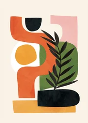 Organisk, abstrakt plante