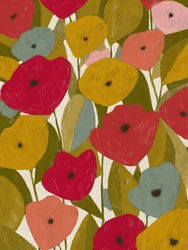 Et fargerikt blomsterfelt