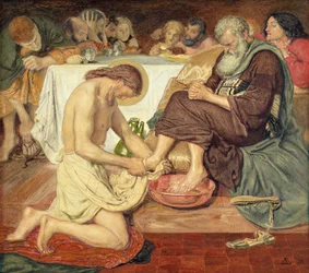 Jesus vasker Peters føtter