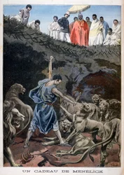Menelik II av Etiopia, 1898