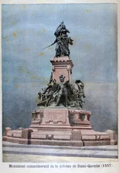 Monument til forsvaret av St Quentin, 1557, 1896