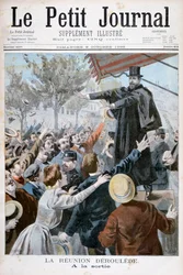 Paul Déroulède , fransk forfatter og politiker, 1898.