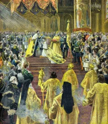 Seremonien ved kroningen av tsar Nikolaj 2. i mai 1896