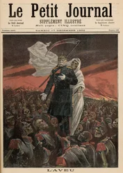 Skriftemålet: Otto von Bismarck (1815-98) med Døden, fra «Le Petit Journal», 17. desember 1892