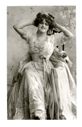Marie Studholme 1875-1930, engelsk skuespillerinne, 1900-tallet.