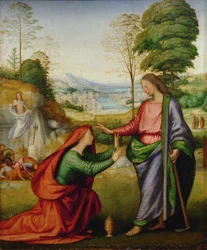 Noli me tangere - Den hellige Maria Magdalena møter Kristus etter hans oppstandelse ...