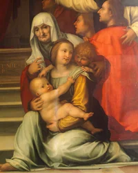 Vår Frue av Barmhjertigheten av Bartolomeo della Porta kjent som Fra Bartolomeo (1472–1517), detalj