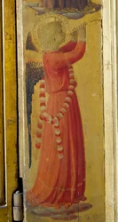 Angel Playing a Trumpet, detalj fra Linaiuoli Triptych