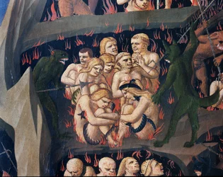 The Last Judgment: Hell (tempera på tre