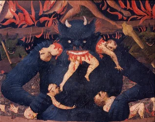 The Last Judgment: Hell (tempera på tre