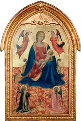 Jomfru og barn med engler, c1425