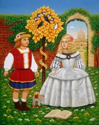 I Had a Little Nut Tree, 1995 (oljer og tempera på panel)