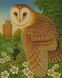 The White Garden, 1997 (olje og tempera på panel)