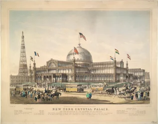 New York Crystal Palace: For utstillingen av alle nasjoners industri.
