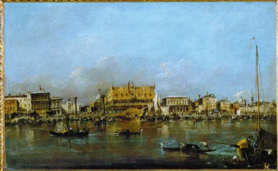 Dogepalasset i Venezia sett fra Markusplassen...