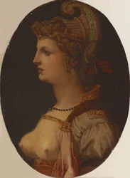 Ideelt portrett av en dame Portrett av Vittoria Colonna.