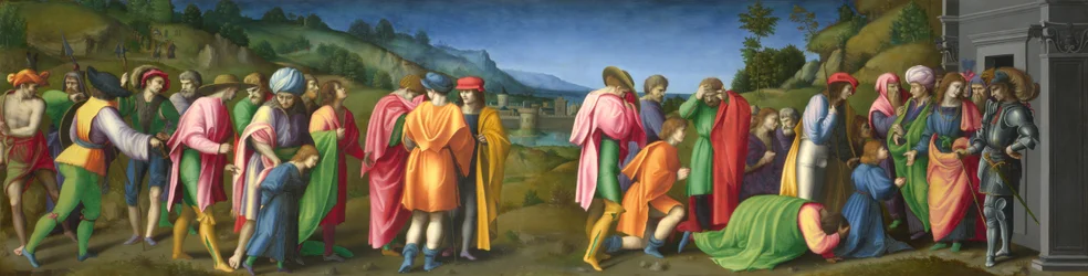 Joseph benåder sine brødre, ca 1515.