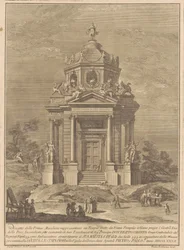 Prima Macchina for Chinea av 1782: Janus-tempelet bygget av Numa Pompilius