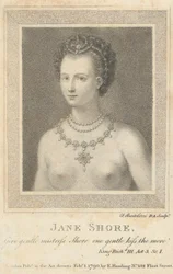 Jane Shore: gi den milde fru Shore enda et mildt kyss, Shakespeare,..., 1. februar 1790.