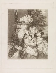 Portrett av Lady Smith og hennes tre barn