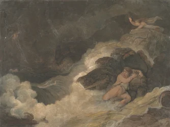 Shakespeares Tempest Macklins britiske poeter, 1798.
