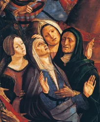Virgin, detalj fra Crucifixion, av Francesco de