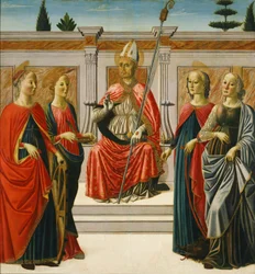 Sankt Nikolaus og Sankt Katarina, Sankt Lucia, Sankt Margherita, Sankt Apollonia