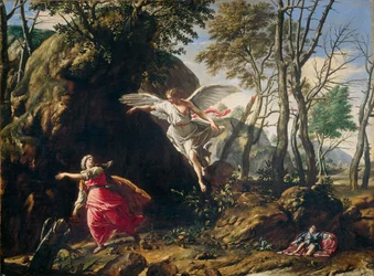 Hagar og Ismael i ørkenen Hagar og Ismael i ørkenen