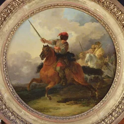 Bulgarsk rytter (olje på kobber)
