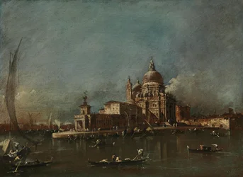 Utsikt over Santa Maria della Salute og Dogana