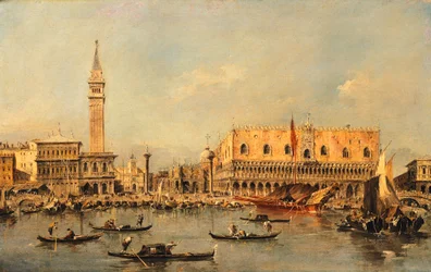 Dogepalasset i Venezia, av Francesco Guardi (1712-1793)
