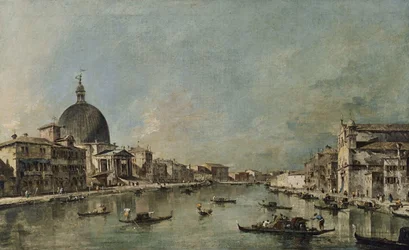 Canal Grande med San Simeone Piccolo og Santa Lucía